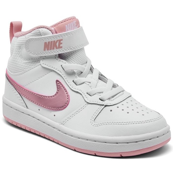 Nike Court Borough Mid 2 Pink - Picture 2 of 2
